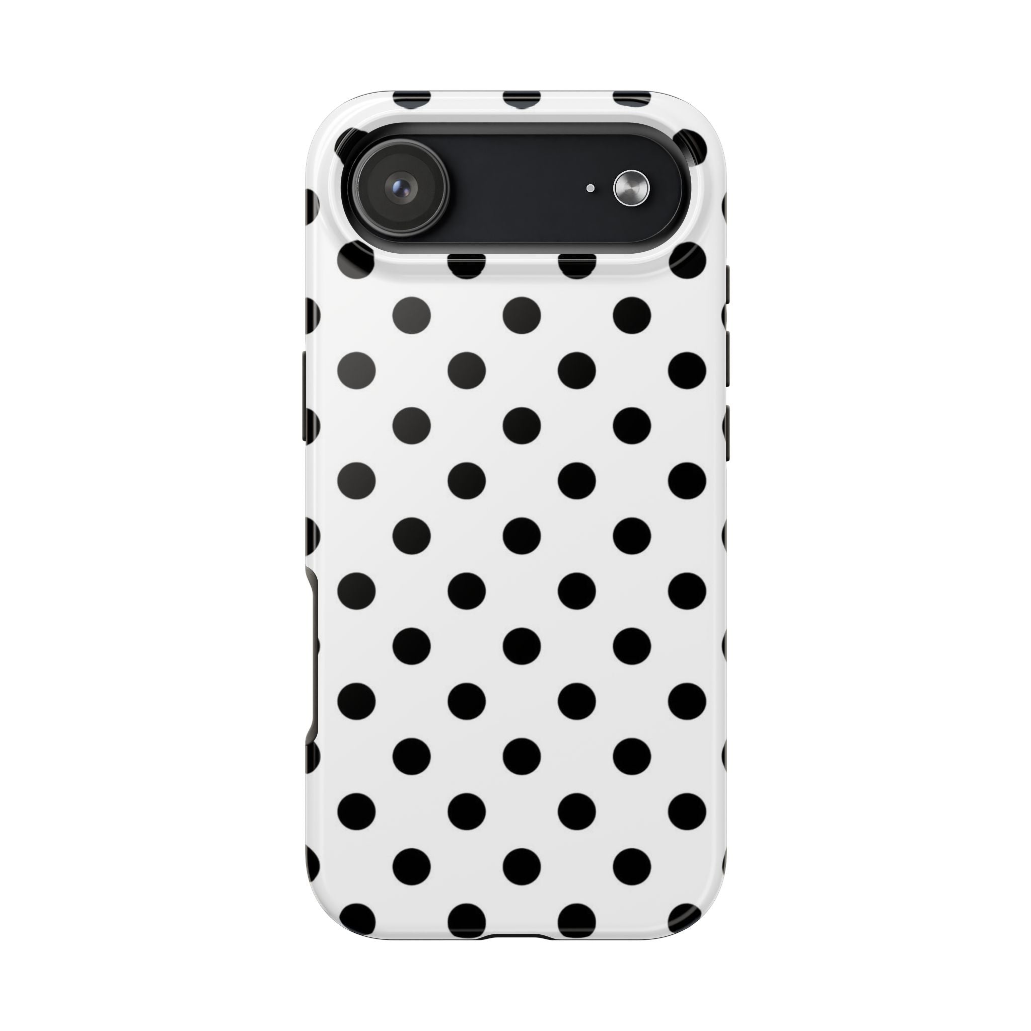 White Polka Dot iPhone Case