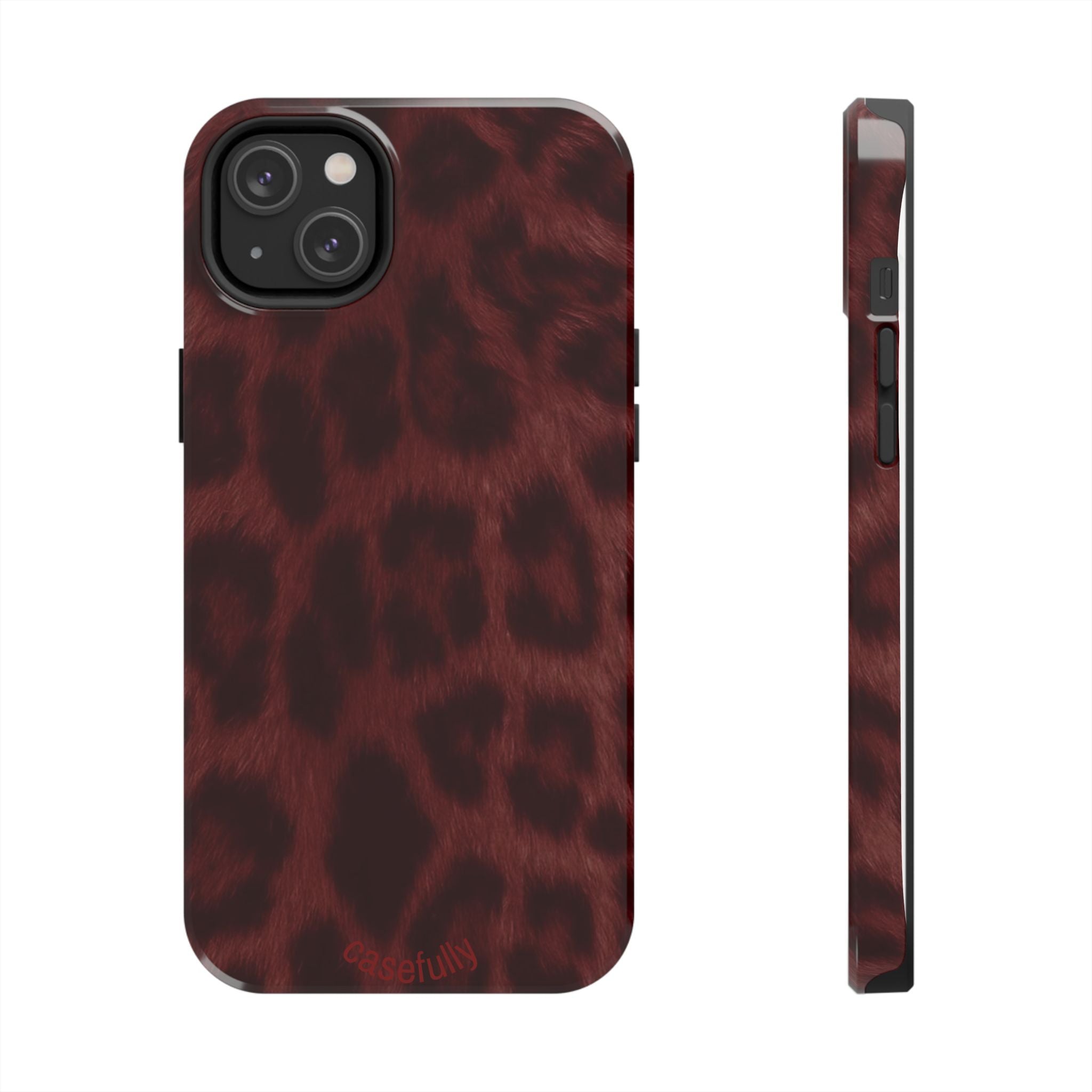 Red Cheetah Print iPhone Case