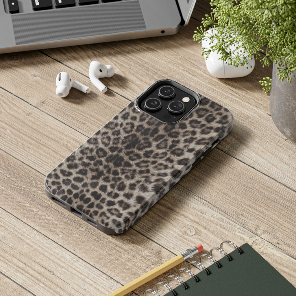 Suede Leopard iPhone Case