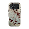 Maroon Silk iPhone Case