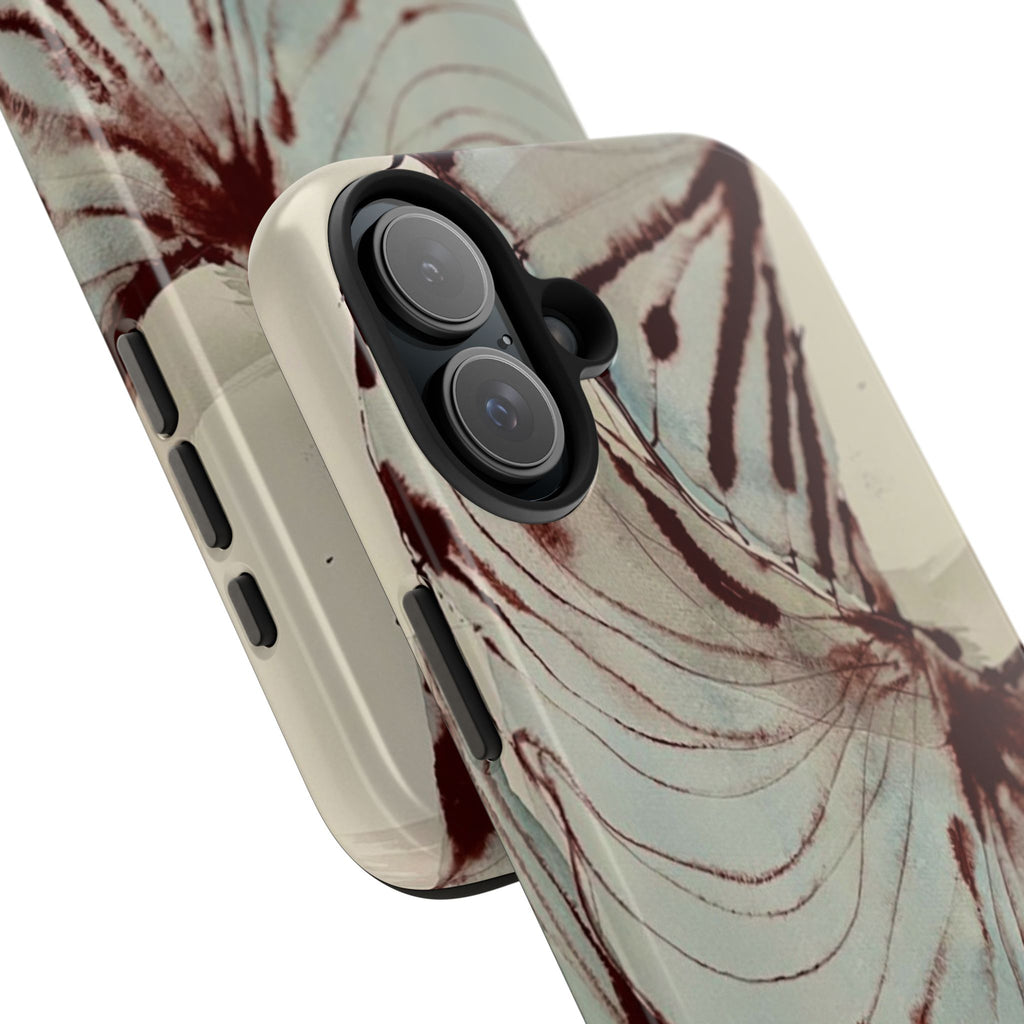 Maroon Silk iPhone Case