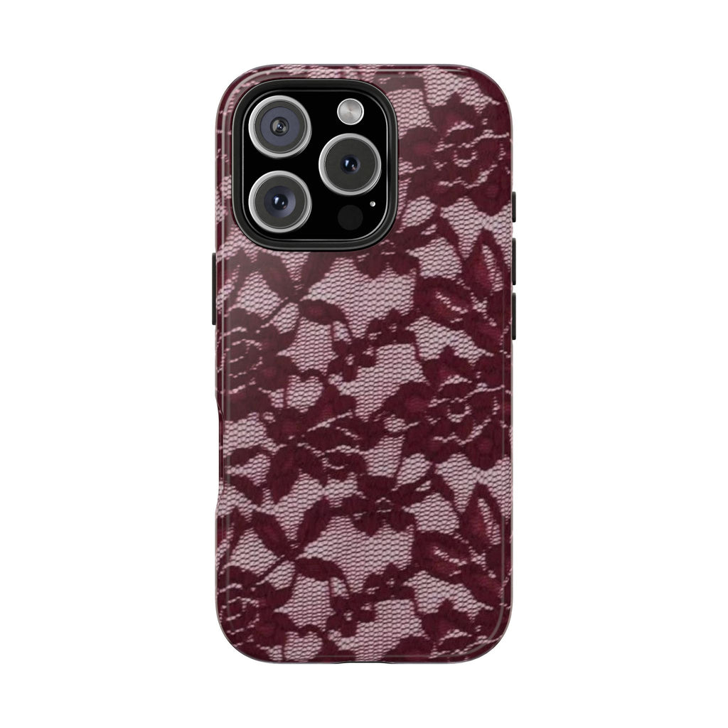 Red Lace iPhone Case