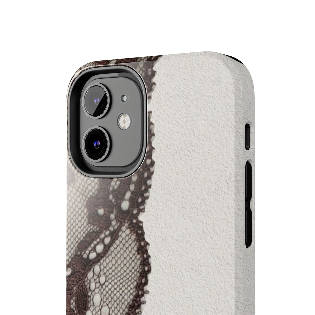 Brown Lace Edge iPhone Case