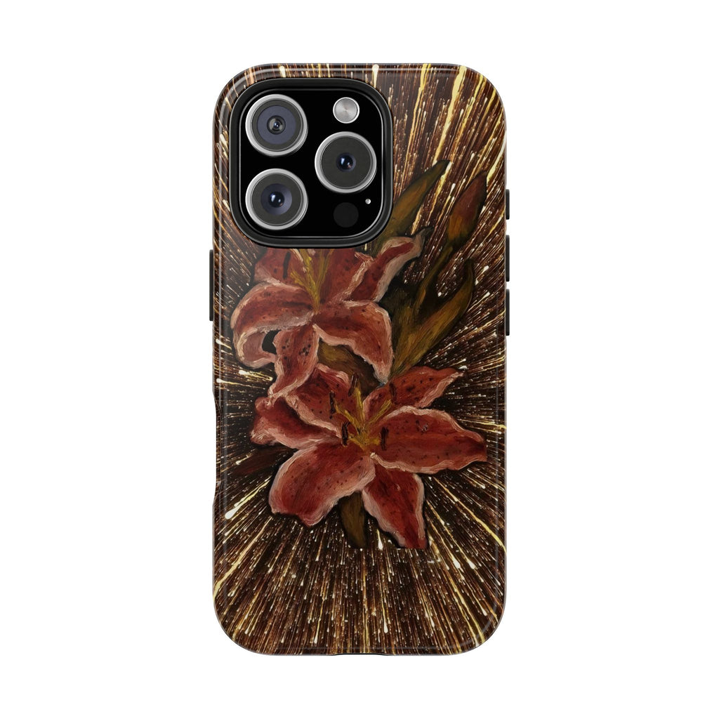 Sparkling Lily iPhone Case