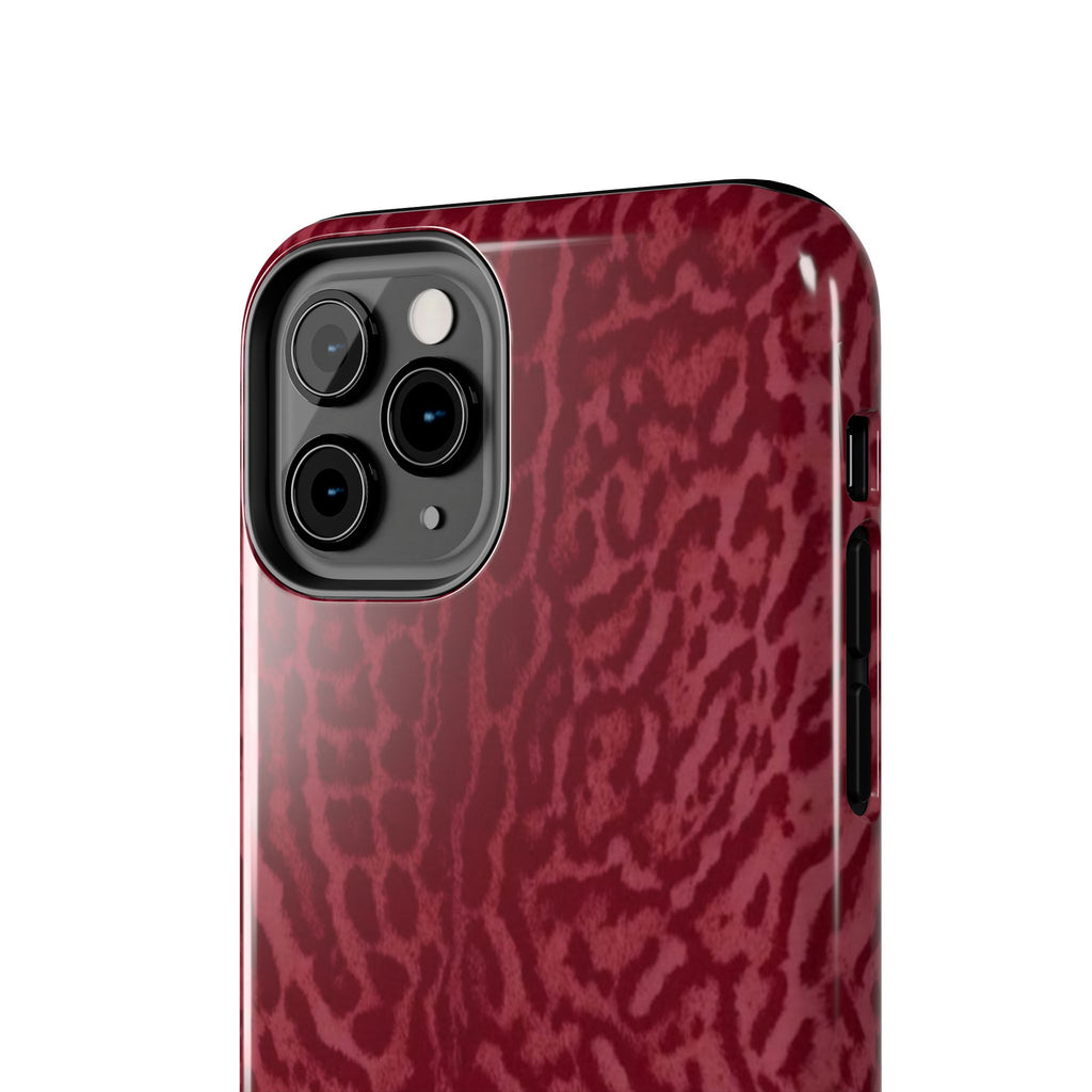 Burgundy Jaguar iPhone Case