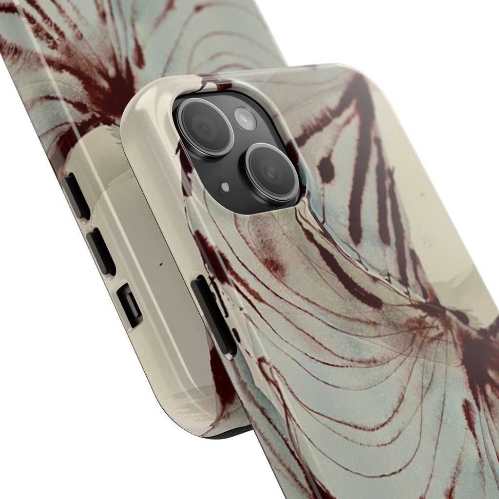 Maroon Silk iPhone Case