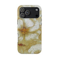 White Flowers Mosaic Collection iPhone Case