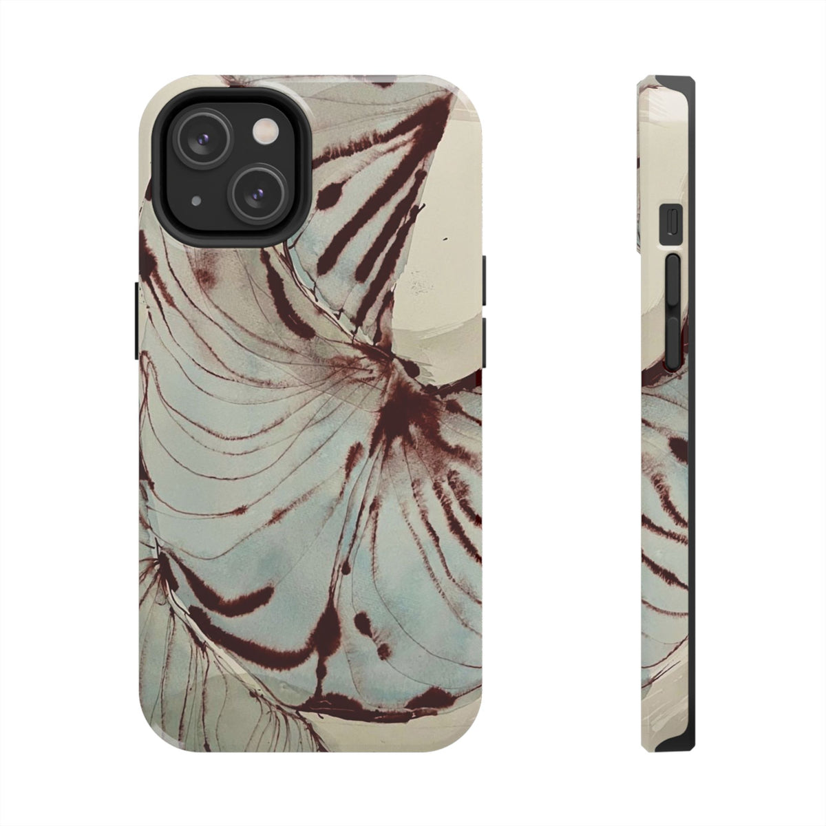 Maroon Silk iPhone Case