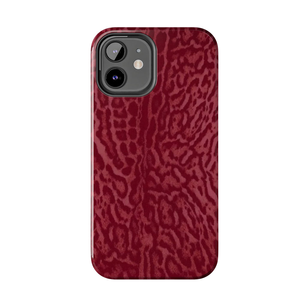 Burgundy Jaguar iPhone Case