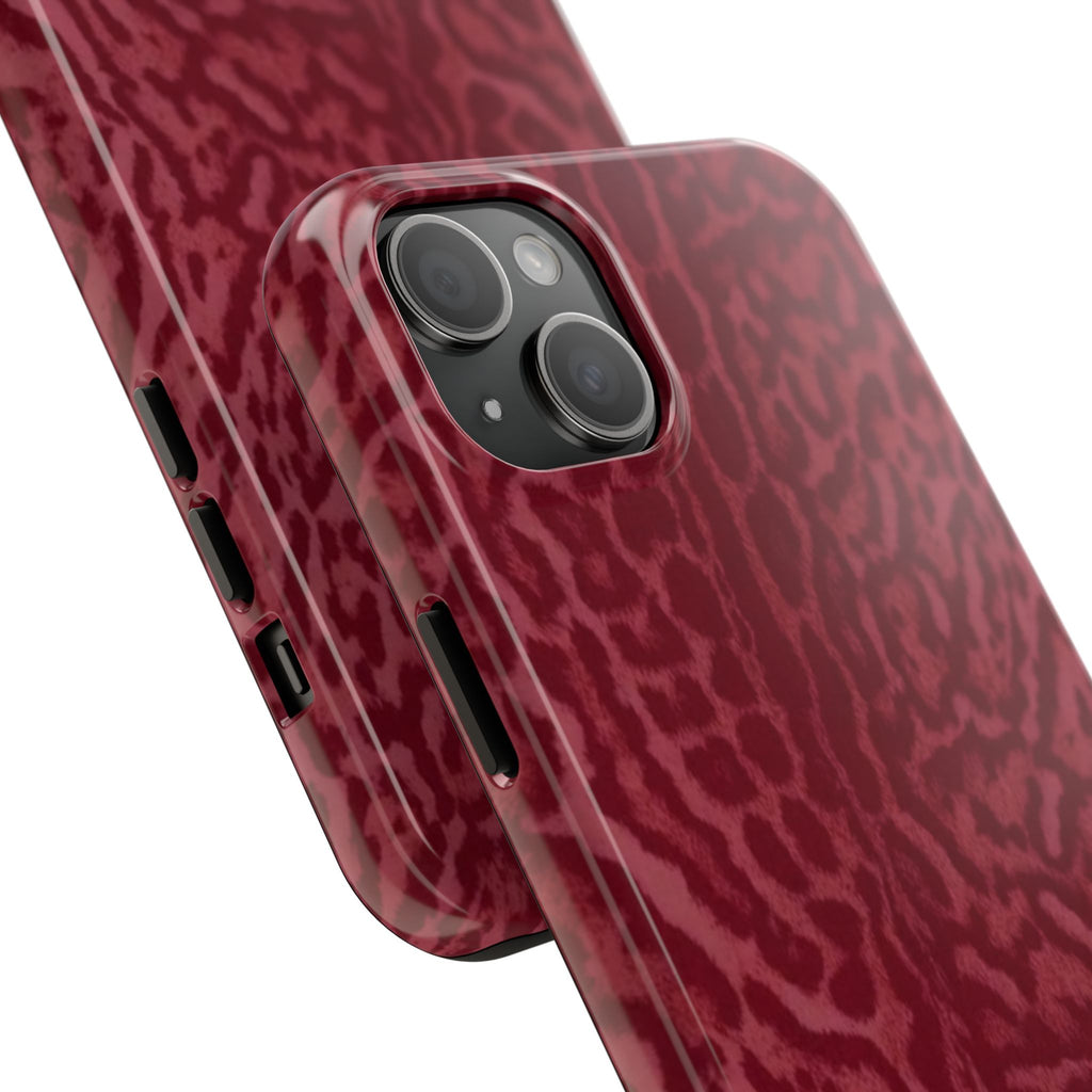 Burgundy Jaguar iPhone Case