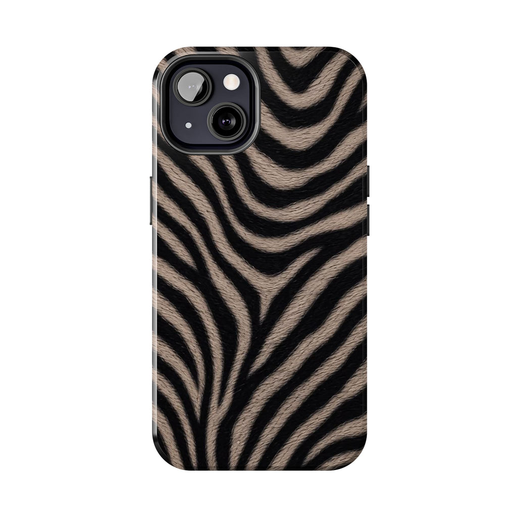 Tan Zebra iPhone Case