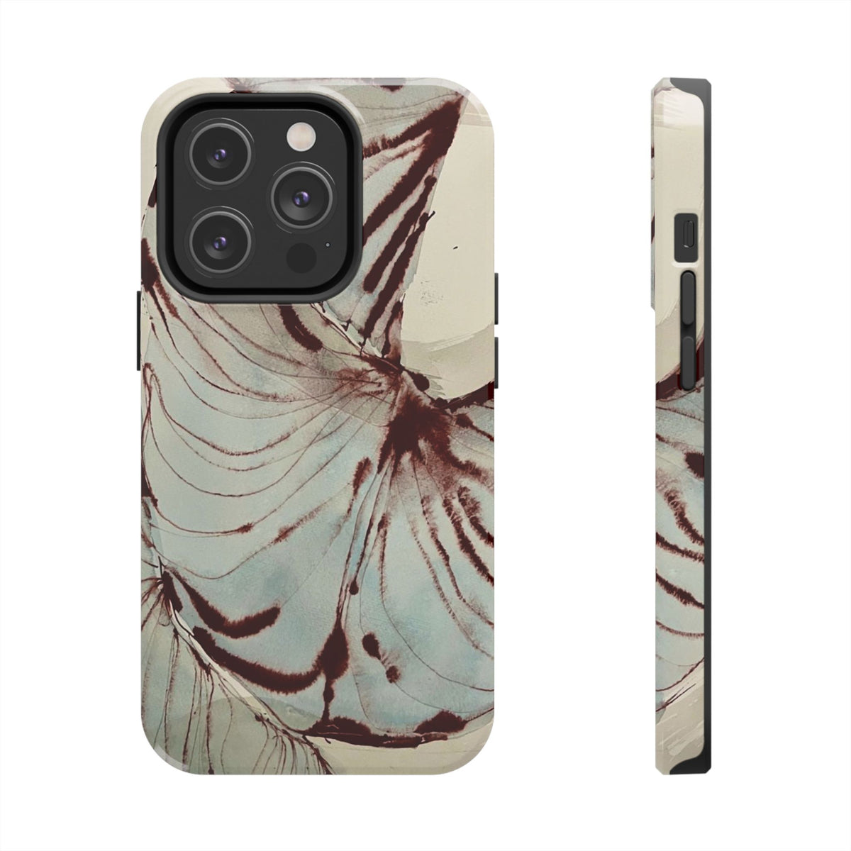 Maroon Silk iPhone Case