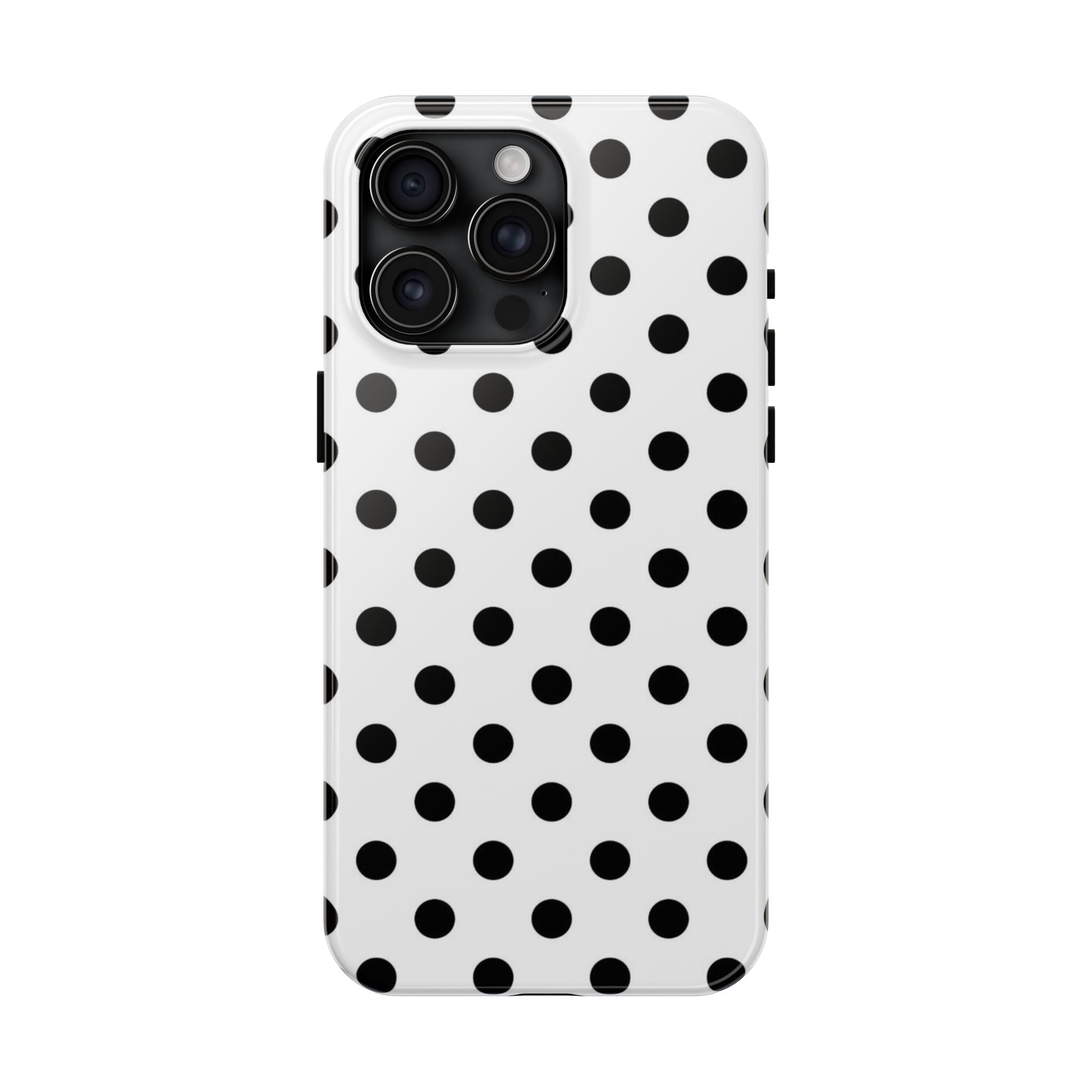 White Polka Dot iPhone Case