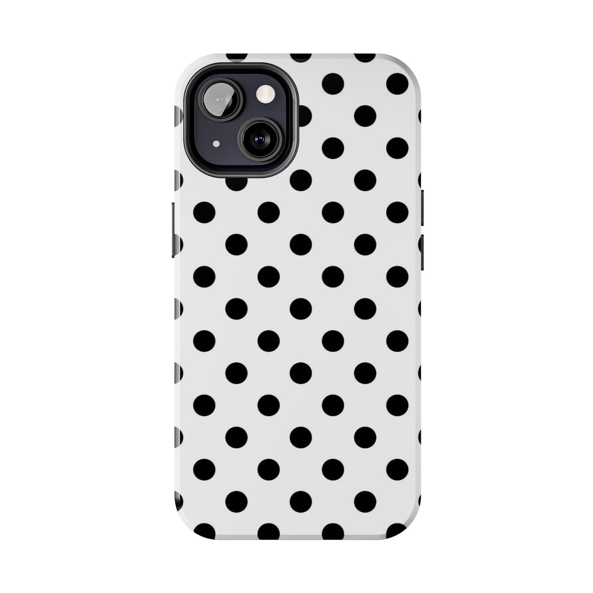 White Polka Dot iPhone Case