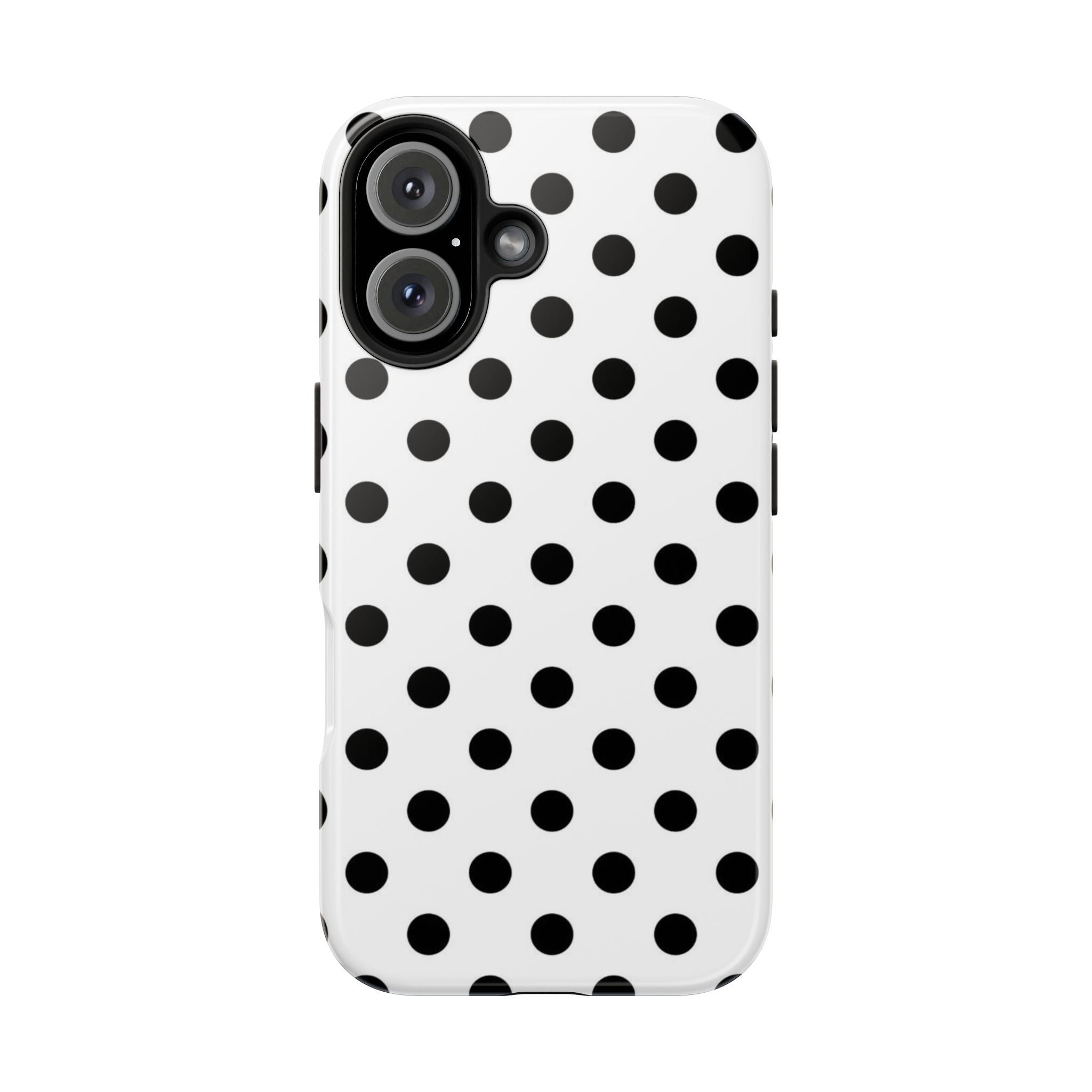 White Polka Dot iPhone Case