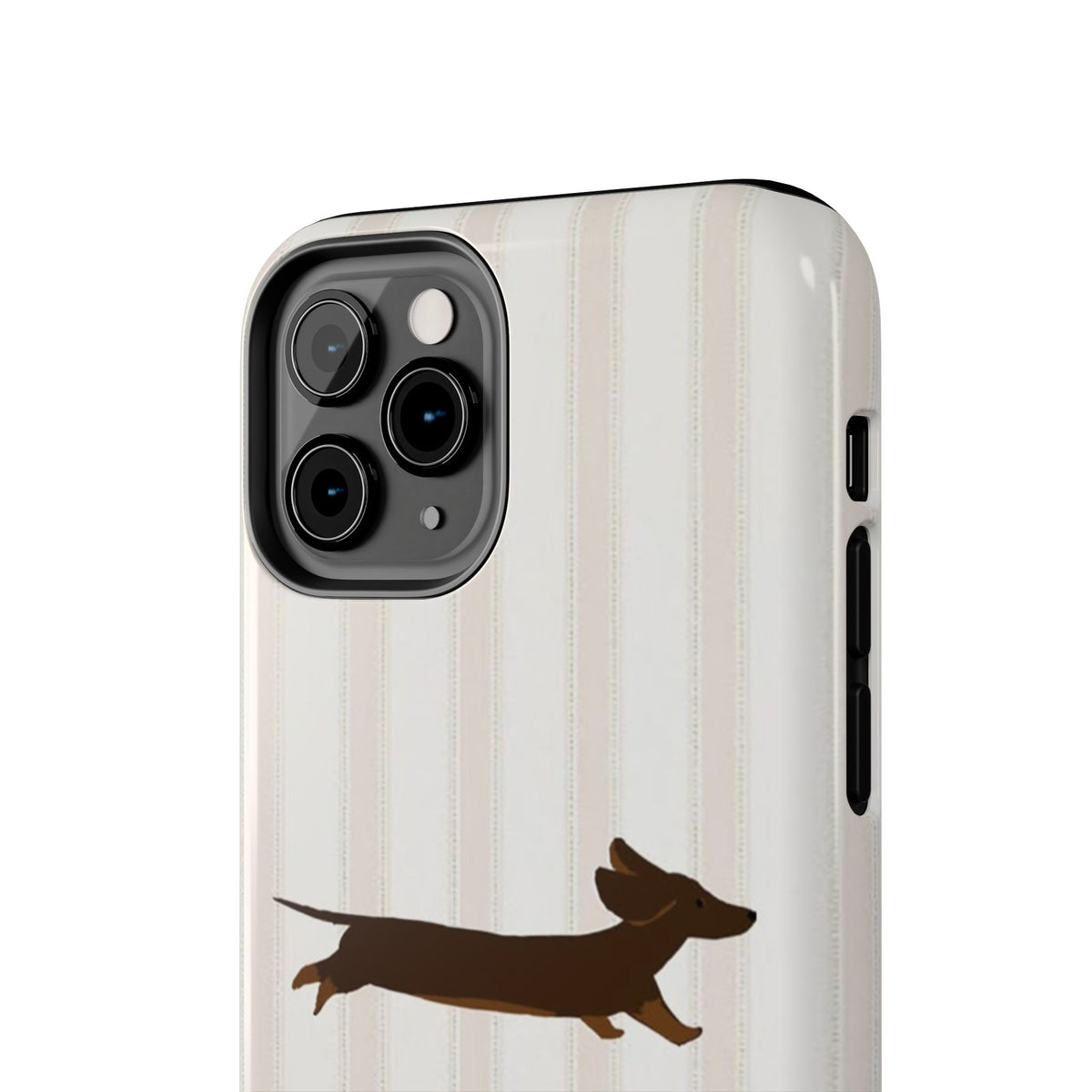 Leaping Dachshund iPhone Case