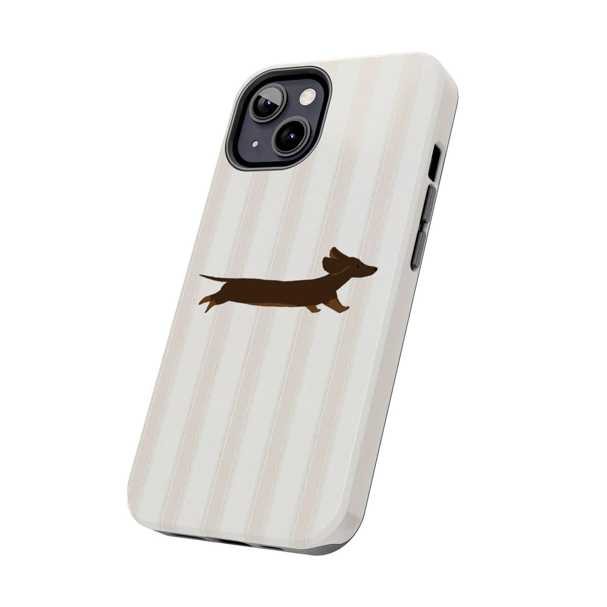 Leaping Dachshund iPhone Case