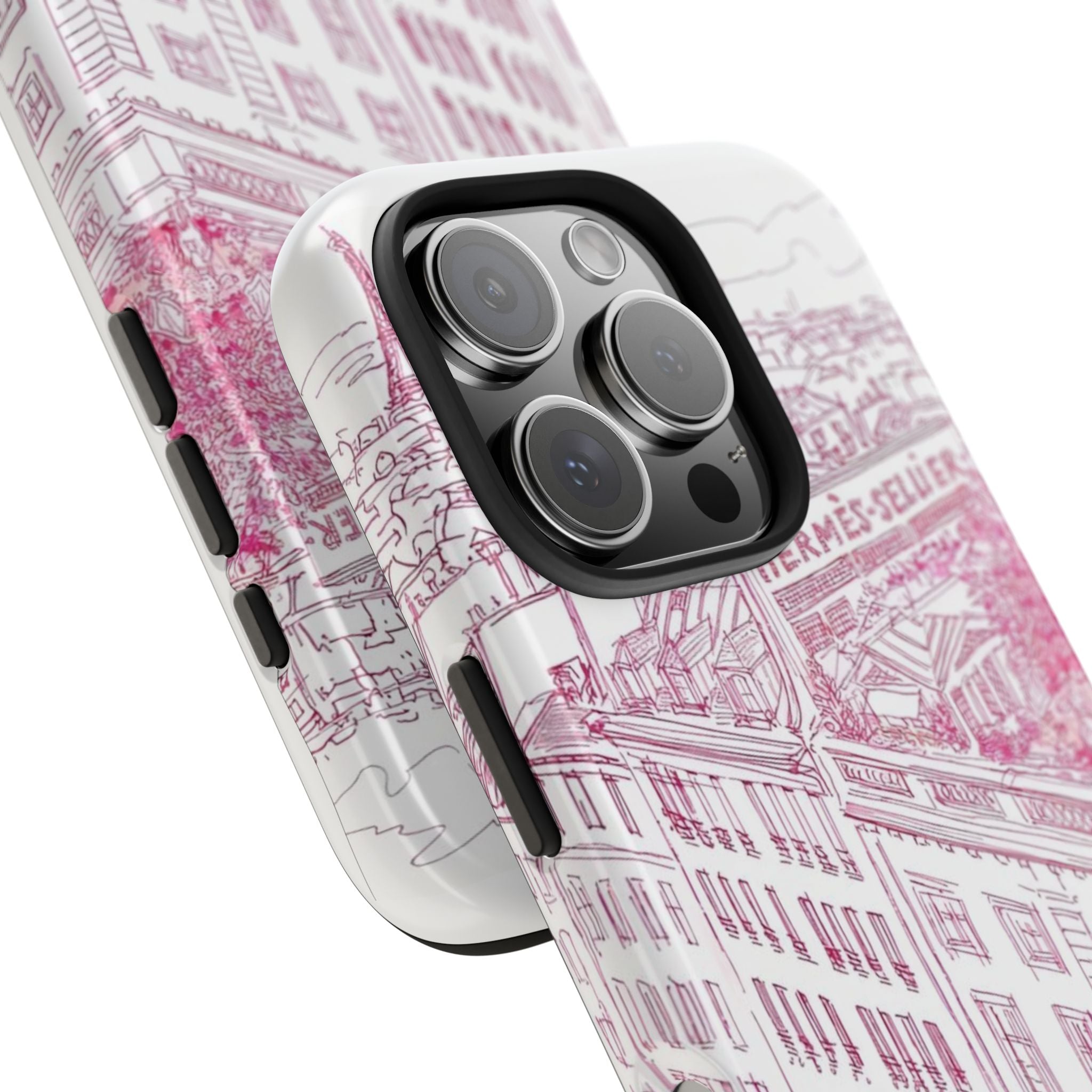 Pink Paris iPhone Case