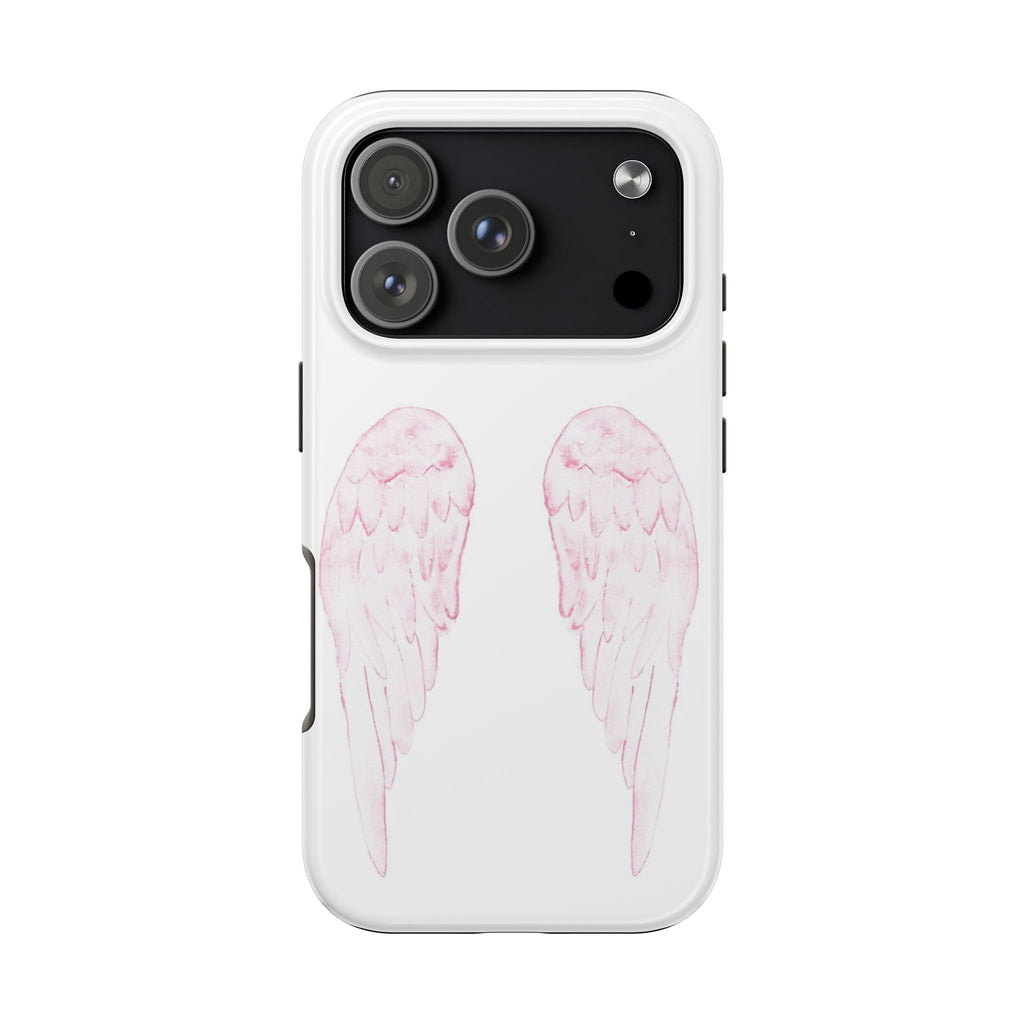 White Bombshell Wings iPhone Case