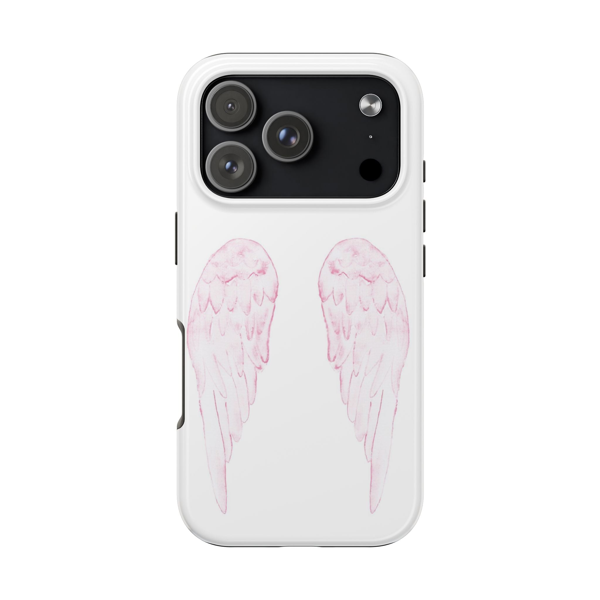 White Bombshell Wings iPhone Case