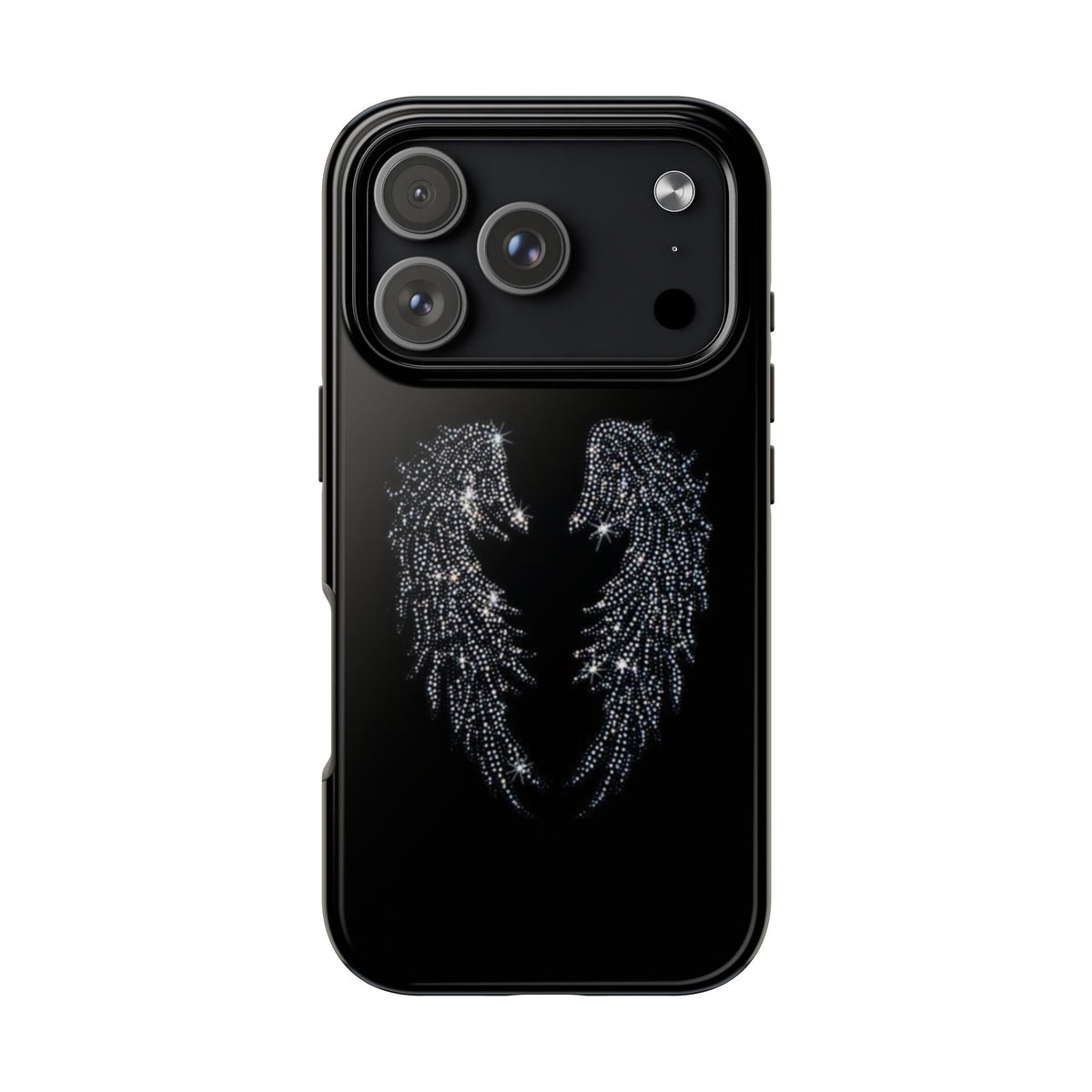 Bedazzled Angel Wings iPhone Case