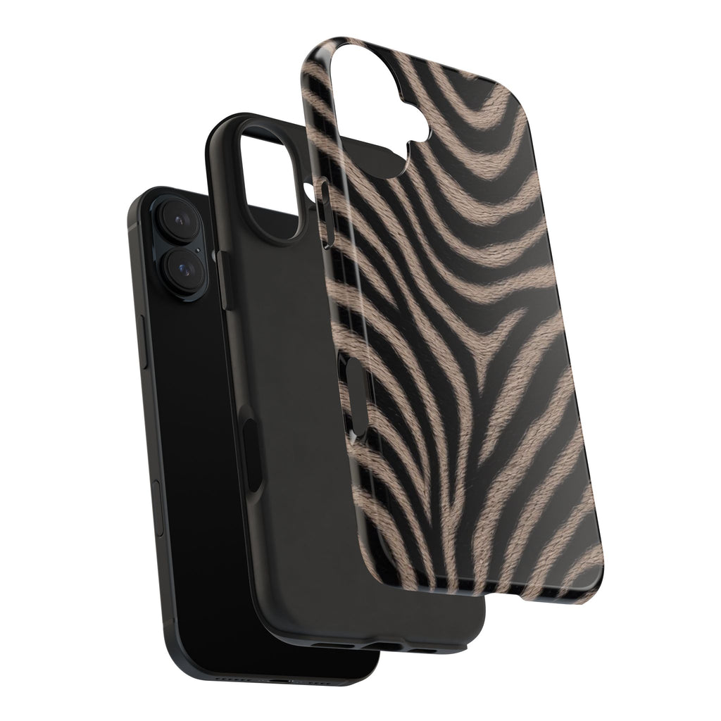 Tan Zebra iPhone Case