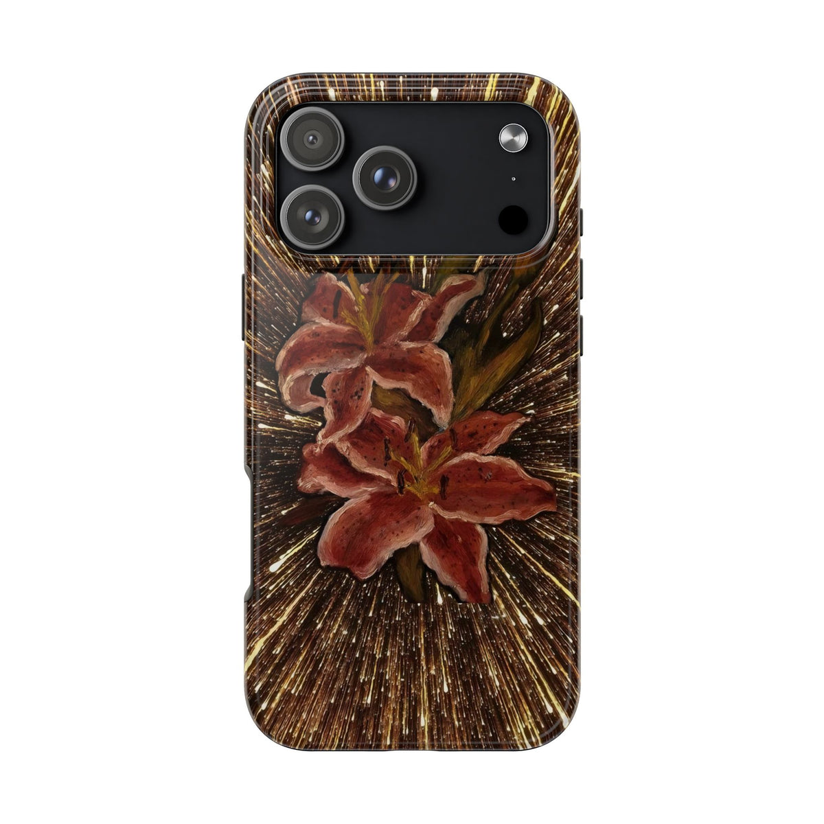 Sparkling Lily iPhone Case