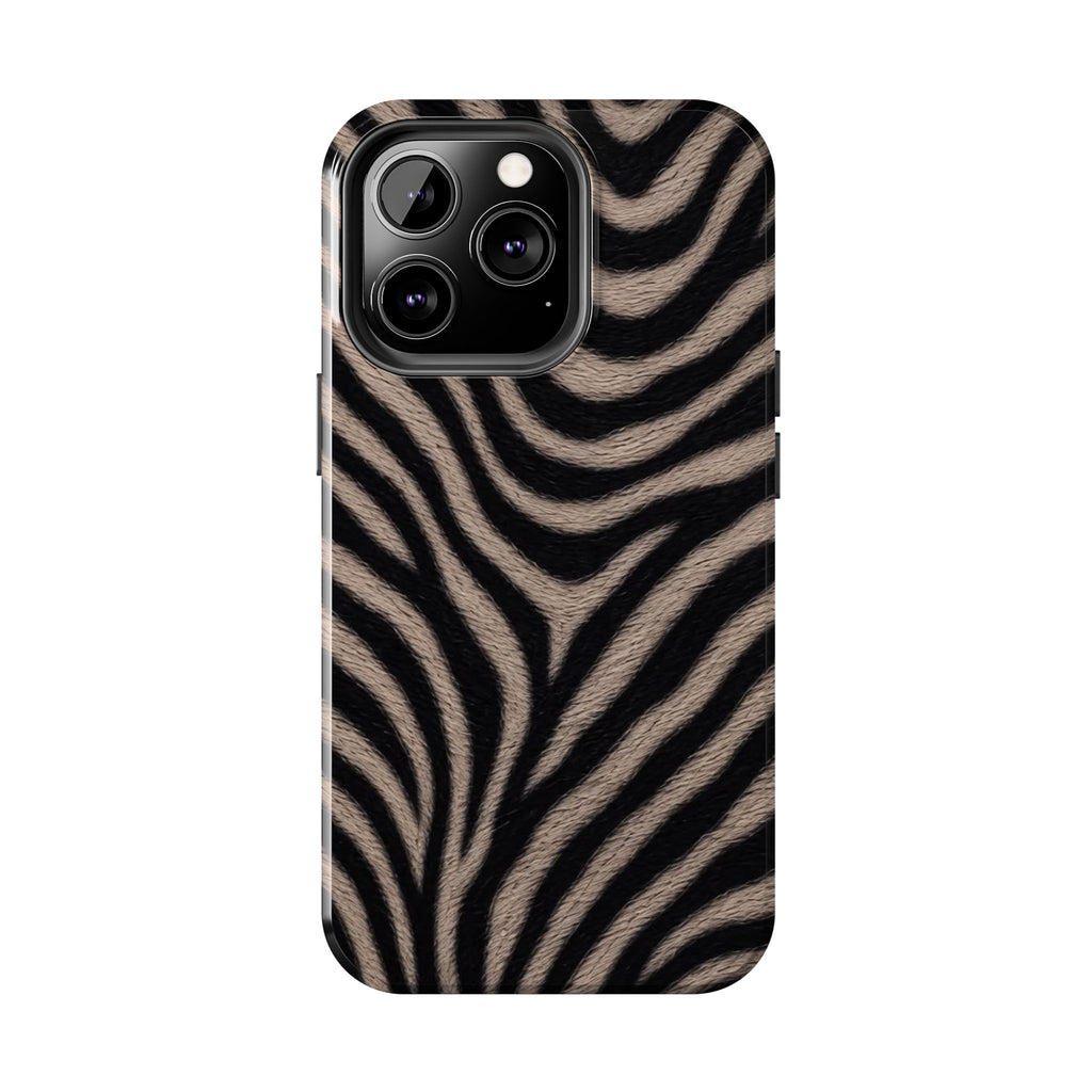 Tan Zebra iPhone Case