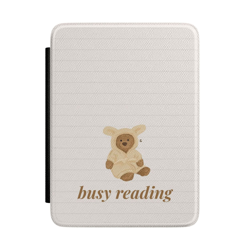 Beary Busy Reading Kindle Case