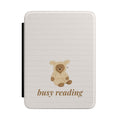 Beary Busy Reading Kindle Case