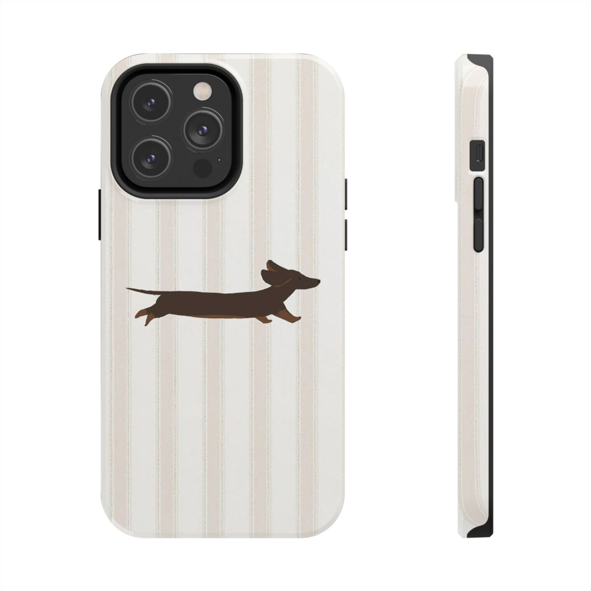 Leaping Dachshund iPhone Case