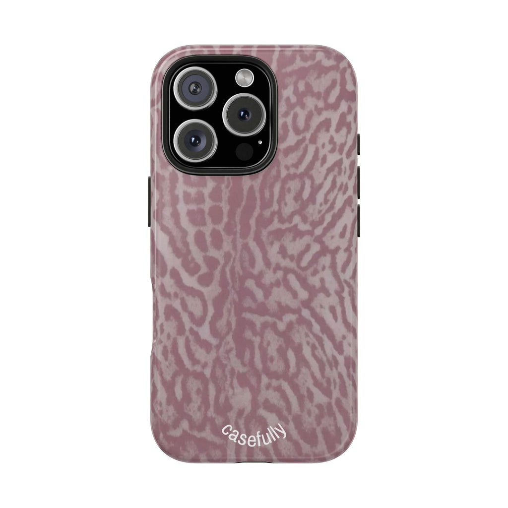 Pink Leopard Print iPhone Case