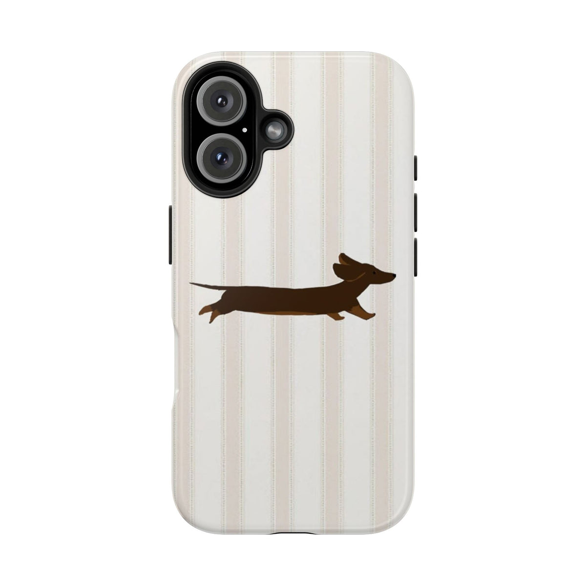 Leaping Dachshund iPhone Case