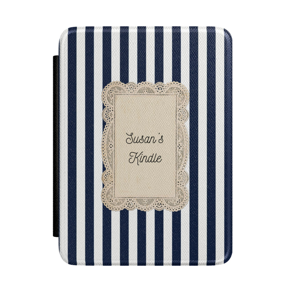 Blue Stripe Kindle Case- Custom