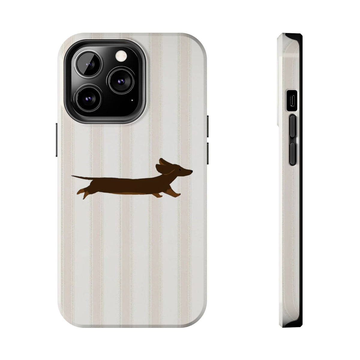 Leaping Dachshund iPhone Case