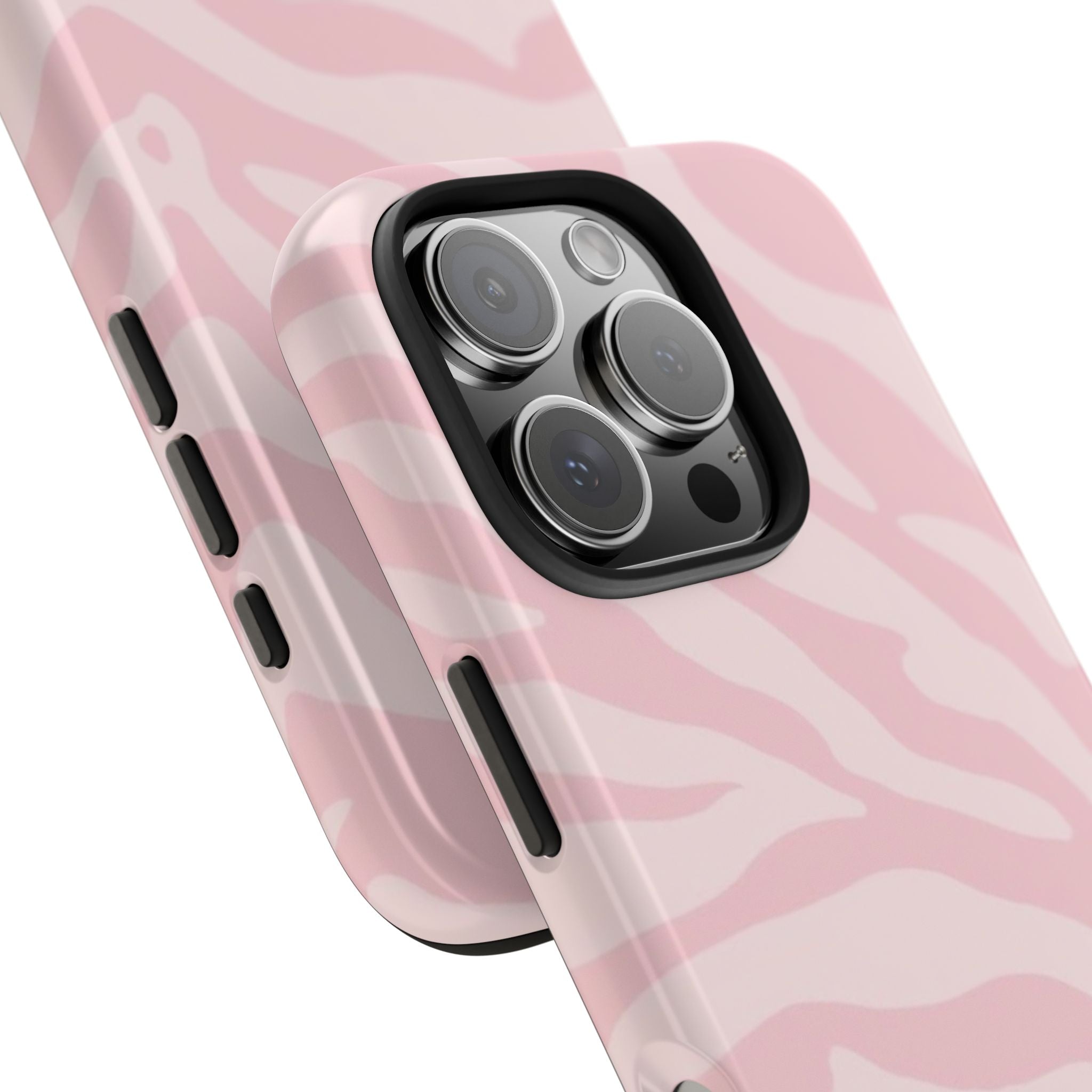 Light Pink Zebra iPhone Case