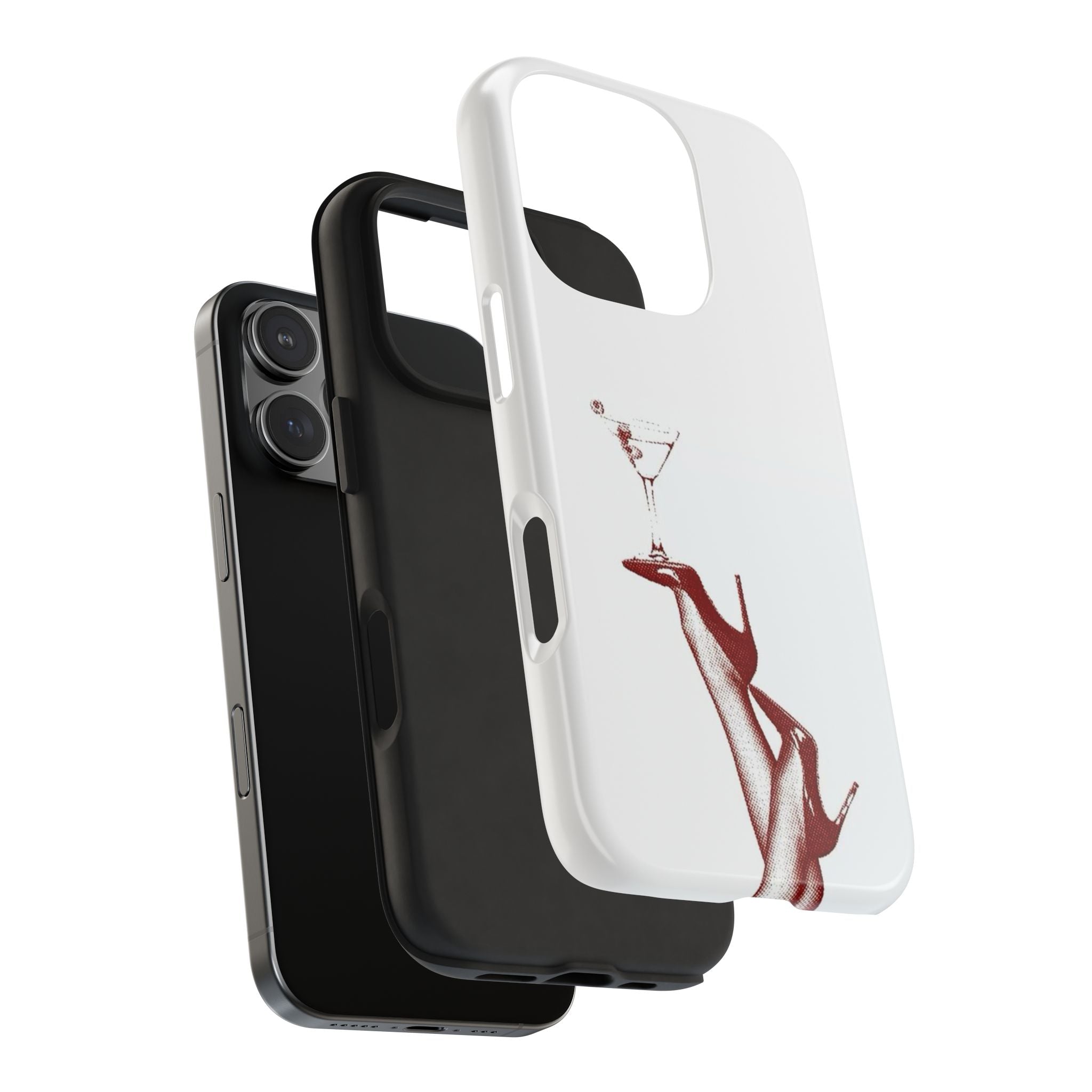 Red Pumps Martini iPhone Case