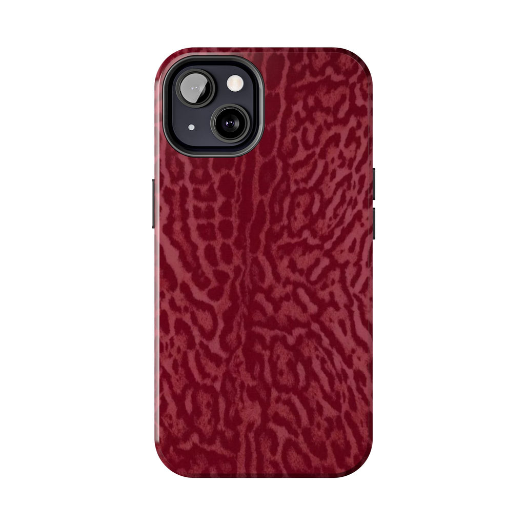 Burgundy Jaguar iPhone Case