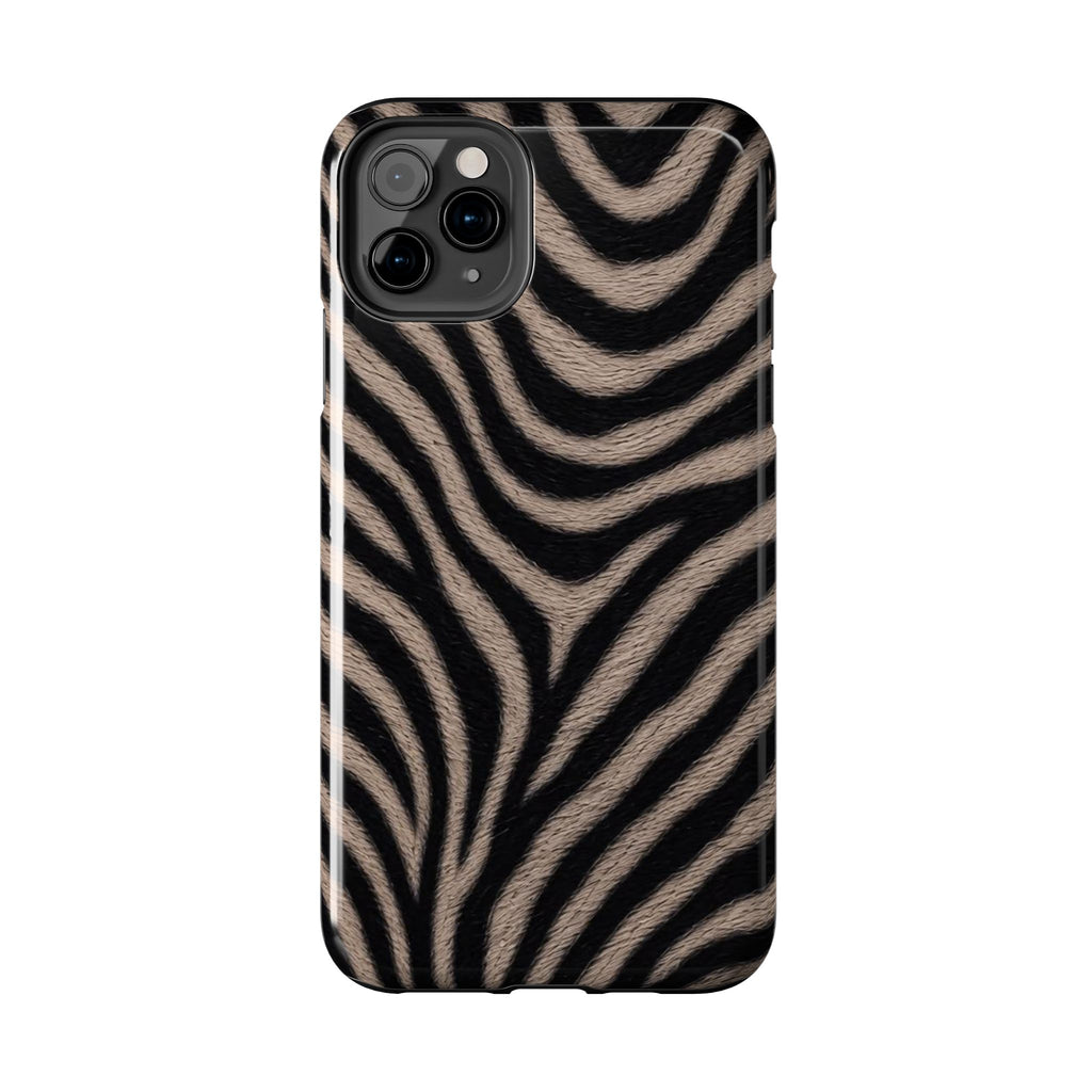 Tan Zebra iPhone Case