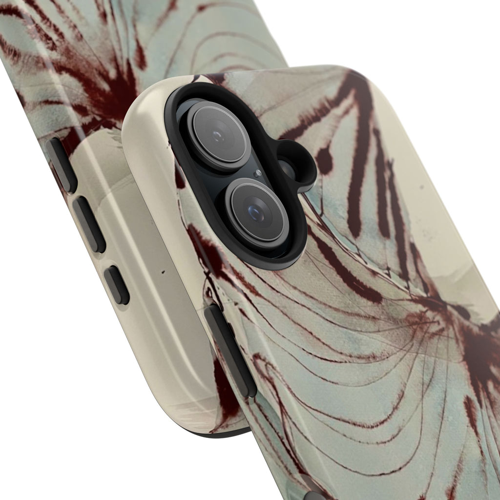 Maroon Silk iPhone Case