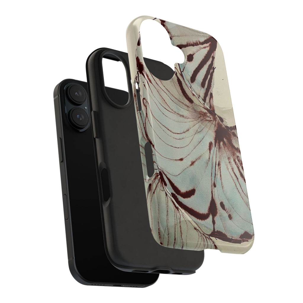 Maroon Silk iPhone Case