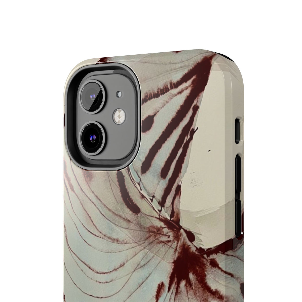Maroon Silk iPhone Case
