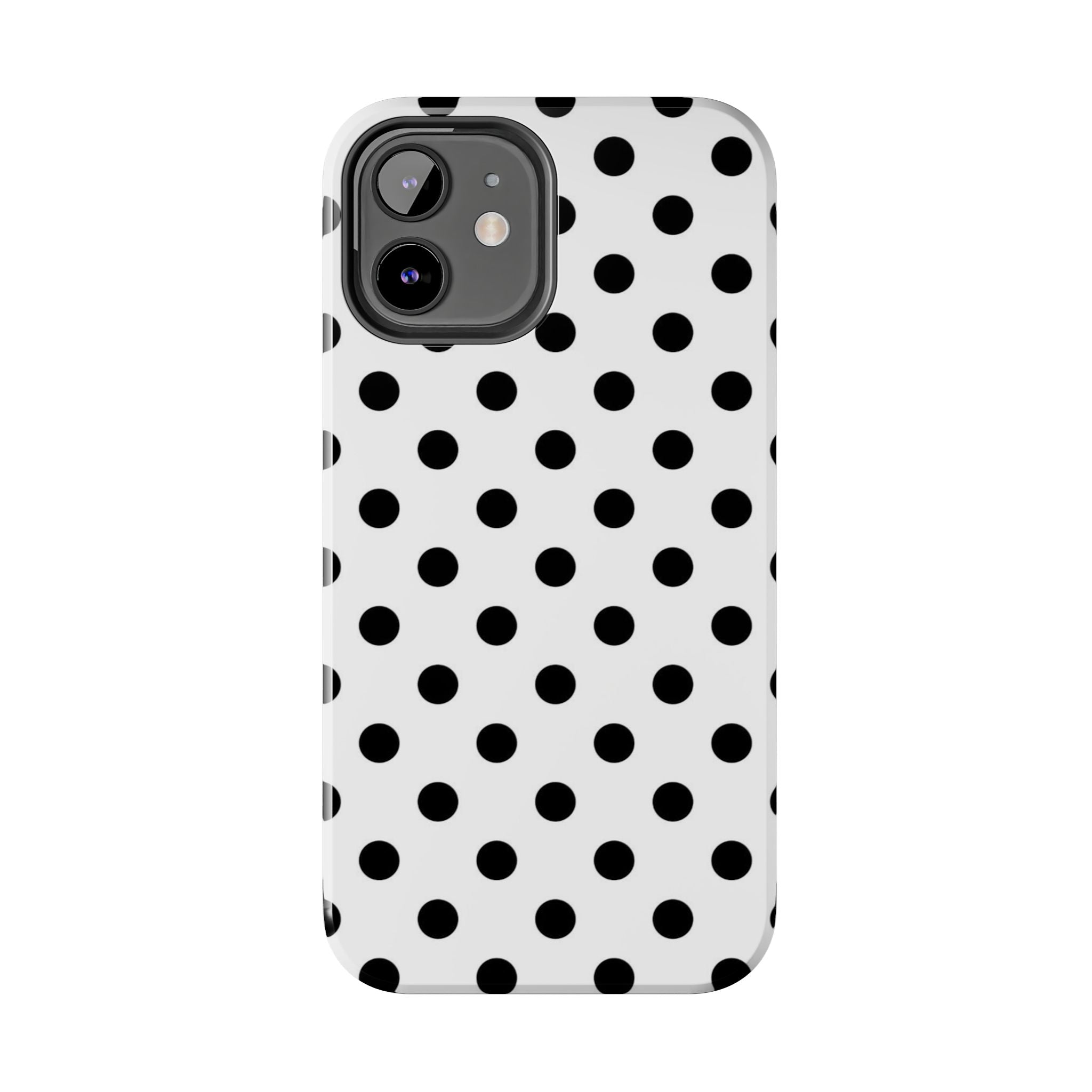 White Polka Dot iPhone Case