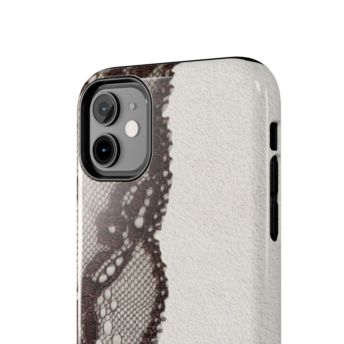 Brown Lace Edge iPhone Case