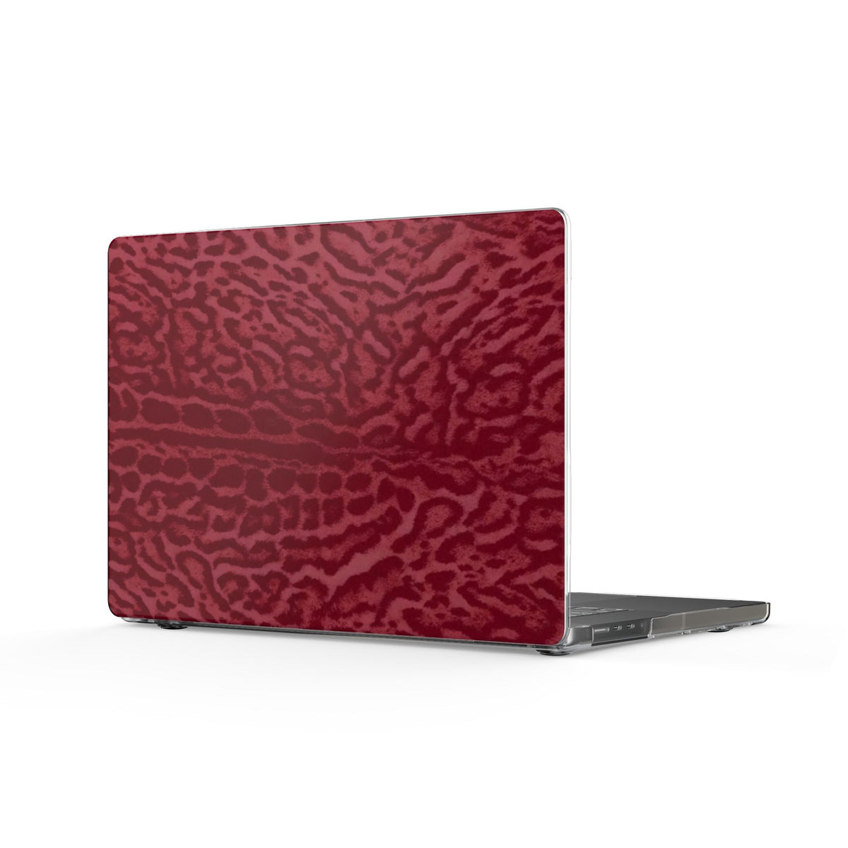 Burgundy Jaguar MacBook Case