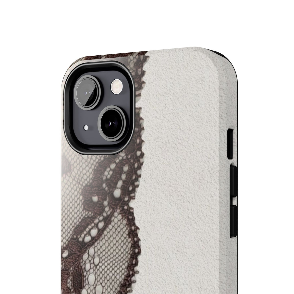 Brown Lace Edge iPhone Case