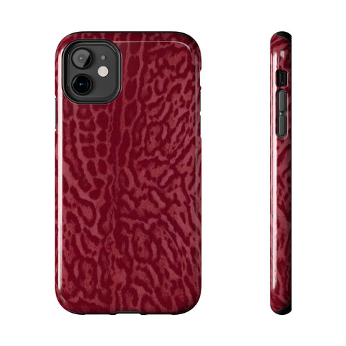 Burgundy Jaguar iPhone Case