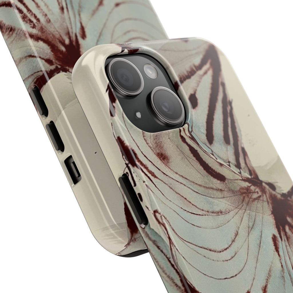 Maroon Silk iPhone Case