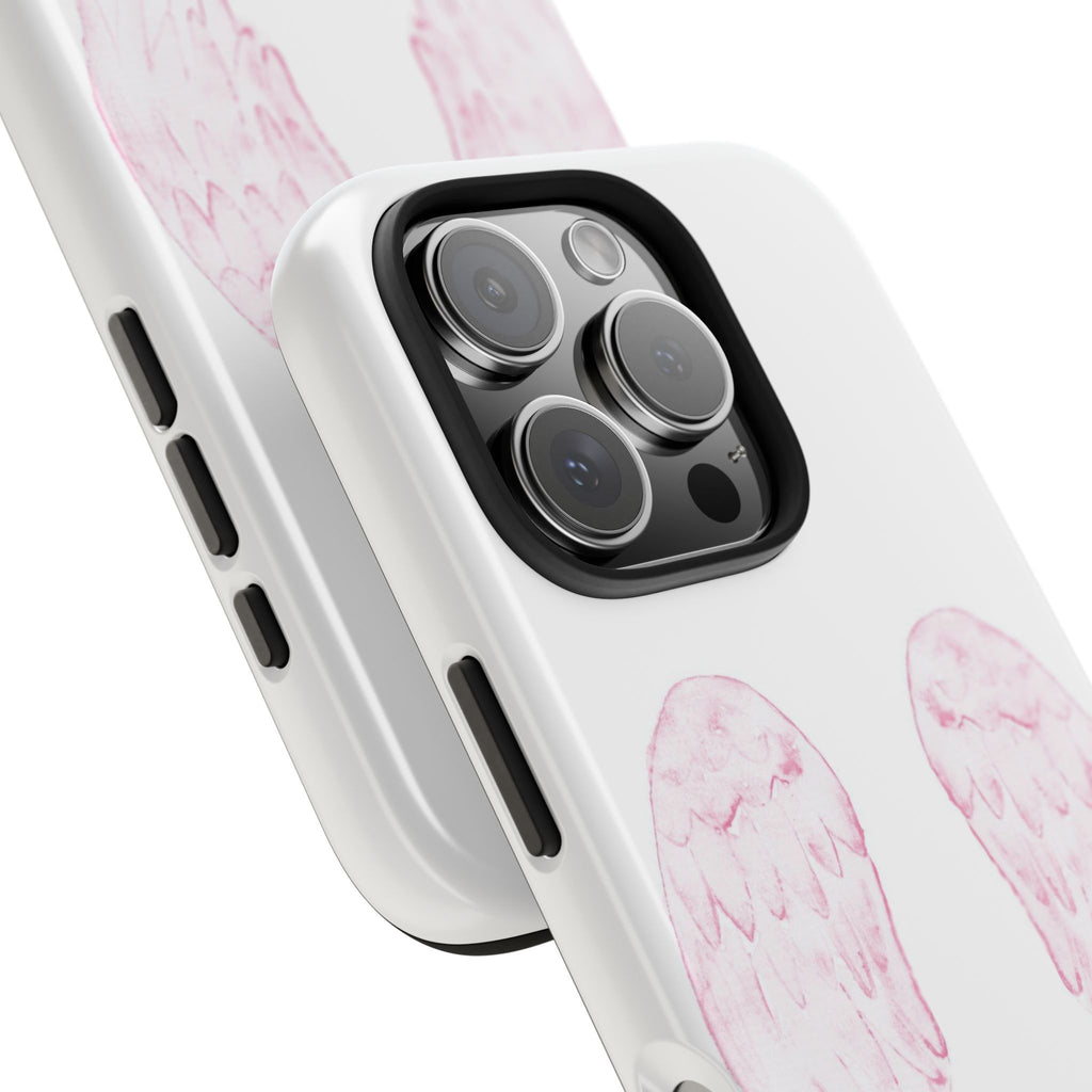 White Bombshell Wings iPhone Case