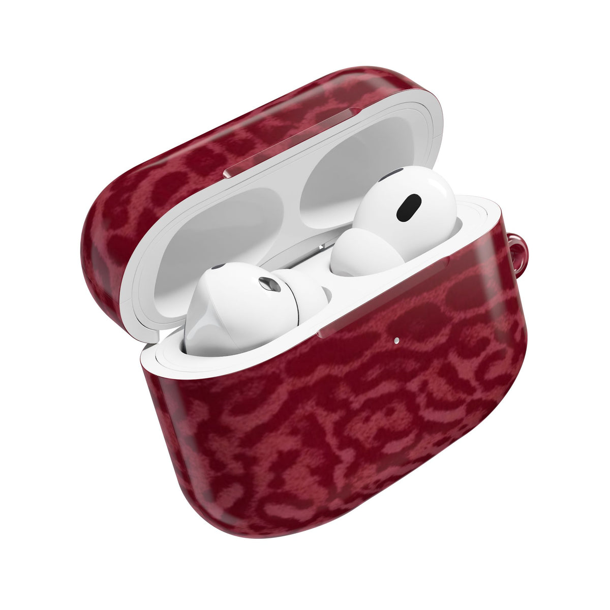 Burgundy Jaguar AirPod Case